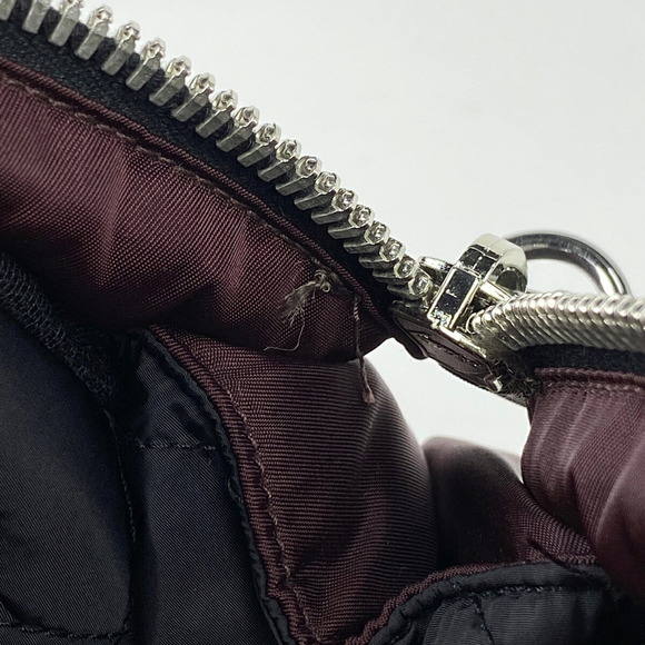 Prada Bomber Shoulder Bag purple Tessuto logo plate - Picture 9 of 10